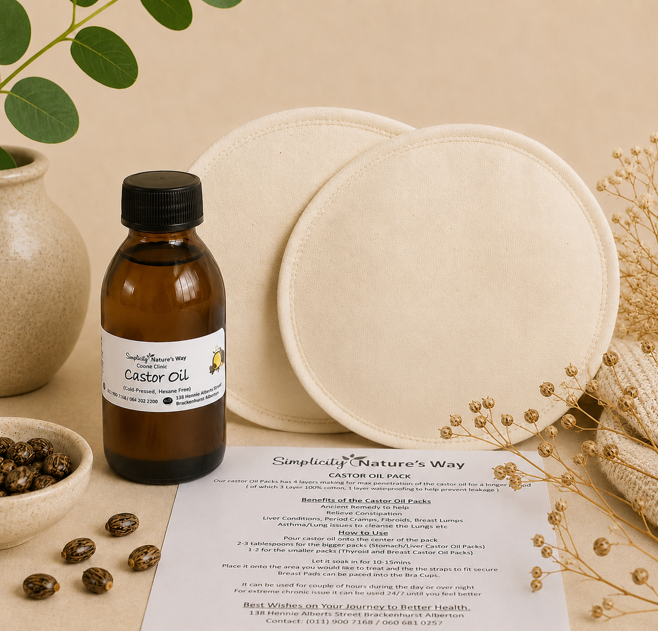 Castor Oil Breast Pack